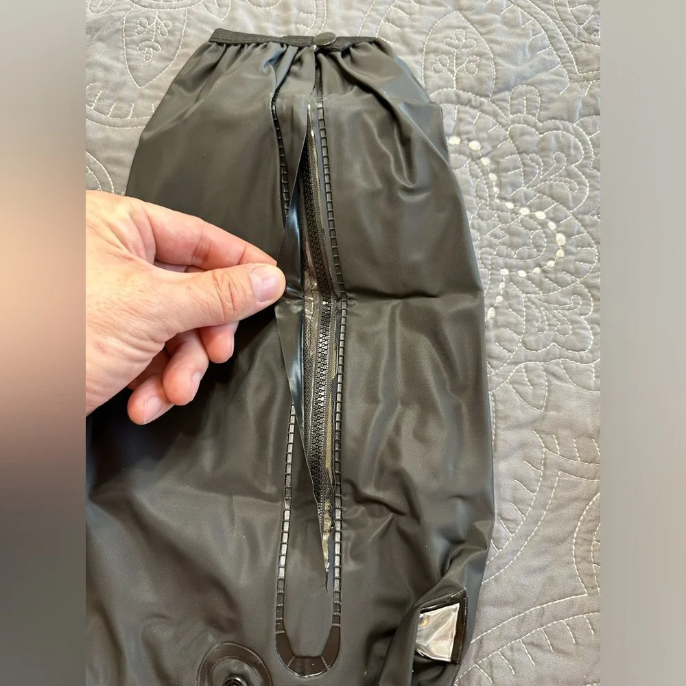 Unisex Adult Black Rain Shoe Cover NWT Size Medium